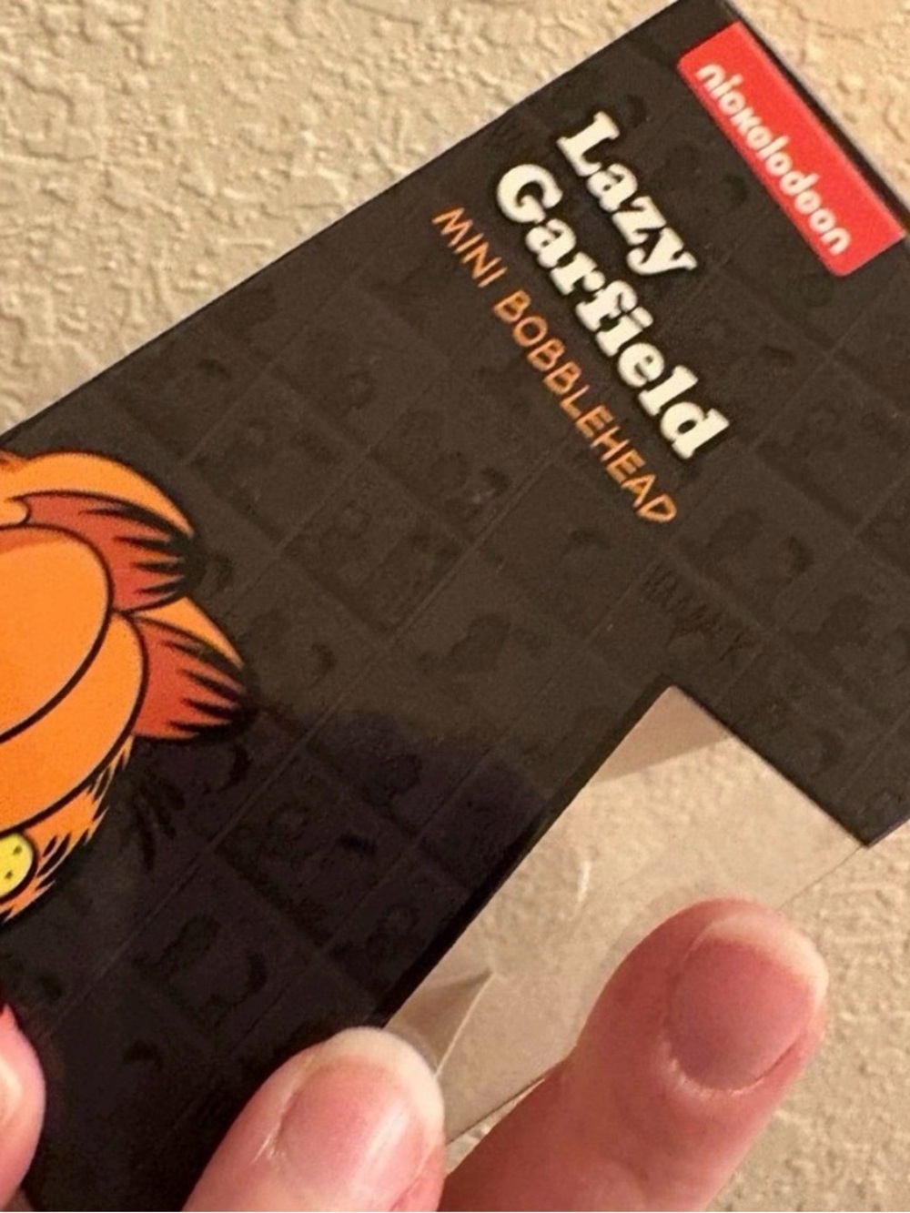 Nickelodeon Garfield Lazy Garfield Mini Bobblehead - Orange - Picture 5 of 5
